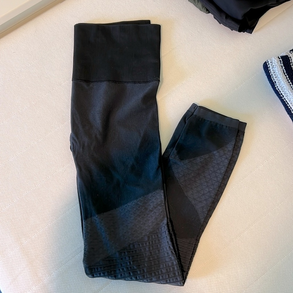 Spanx moto leggings
